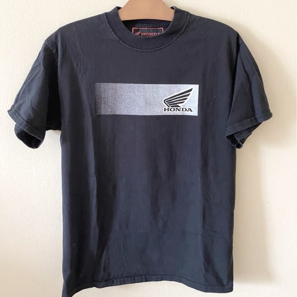 Vintage Black Honda Logo T-Shirt